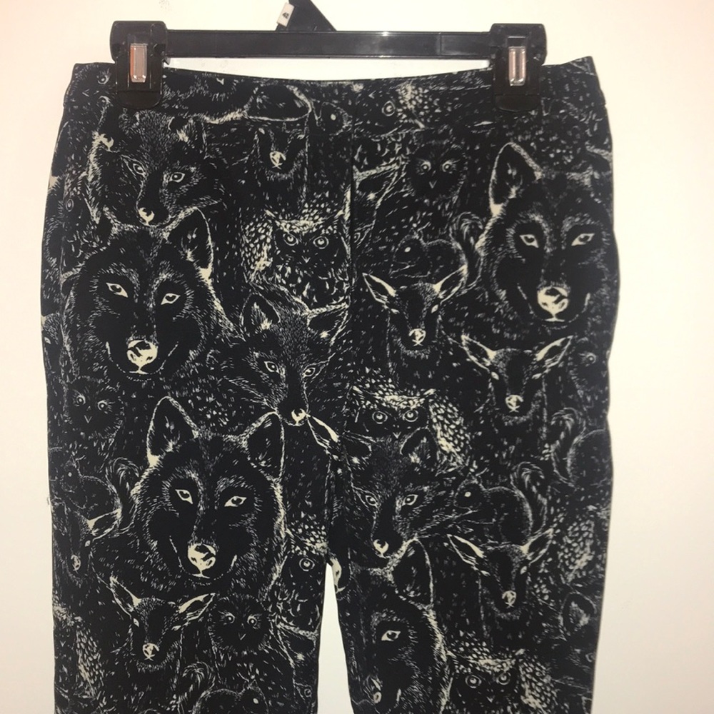Bear Print Trousers